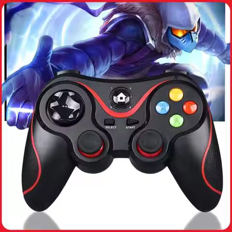 V8 2.4G Wireless Game Controller Controller Gamepad Dual Vibration Wireless Gamepad for Android/iOS/