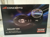 Speaker Oval Concerto Galaxy 690 Magnet Besar Sepasang