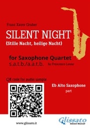 Alto Saxophone part "Silent Night" for Sax Quartet Franz Xaver Gruber