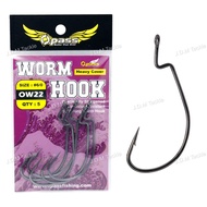 Opass Fishing hook OW22 Worm Hook For soft plastic