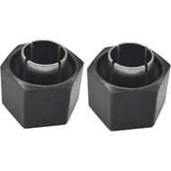 (2 Pek) Collet 19691 1/2-inci 12.7mm gantian untuk Dewalt 326286-04 DW6212 DW616 DW618, Hitachi 323-