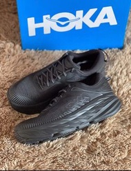 全新現貨HOKA ONE ONE Bondi 7 百搭舒適 減震防滑耐磨透氣 低幫 休閒跑步鞋 黑色