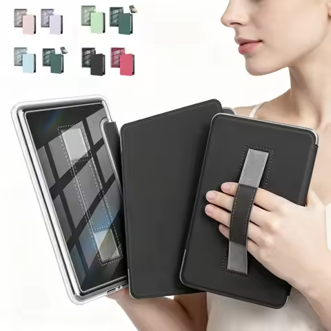 Transparent Back Case for 2021 All New Kindle Paperwhite Signature Edition 11th Generation 6.8 Inch 