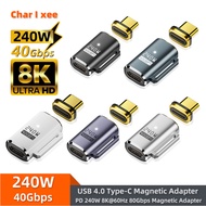 LIKAIYUE 240W 40Gbps Fast Charging Magnet Charge Converter Cable 8K@60Hz 5A Adapter USB4.0 Thunderbo
