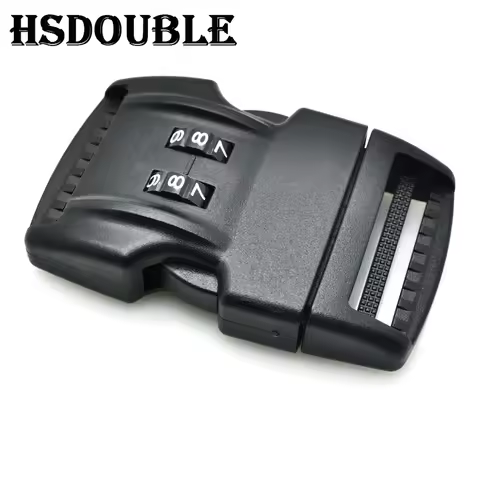 1 Pcs 1-1/2"(38mm) Webbing Password Lock Safety Detach Side Release Buckle Travel Luggage Backpack B