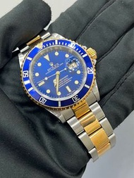 ROLEX 16613LB 藍面 2000年 二手全套