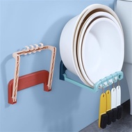 Hourser 3Pcs Storage Rack Punch-free Wall Mounted holder Home Bathroom Rack Shelf Space Savers Organizer