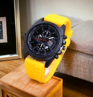 BIG SALE MOWATCH JAM TANGAN PRIA TANGGAL AKTIF TALI RUBBER TERBARU BISA COD ELEGAN FREE BOX