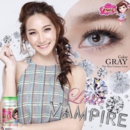 คอนแทคเลนส์ รุ่น Little/Mini Vampire twilight / Vampire สีเทา/ตาล Gray/Brown มีค่าสายตา (0.00)-(-6.5