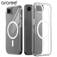 Araree IP16e DUPLE M CLEAR Protection Shockproof Magsafe Phone Case Cover Korea