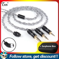 สายสายหูฟังโทรศัพท์เปลี่ยนสายหูฟัง TRN Sea Serpent Faaeal PU กล่องเก็บของพร้อมกับ QDC/S/c Pin ลวดสาย