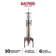 BACFREE Stainless Steel 304 Matte Finishing Outdoor Water Filters with 6 Layers MultiMedia Filtration ER19M