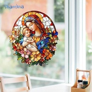[Shamjina] Holding Jesus Jesus Window on Static Cling -Glass Adhesive -Sticker -Decal