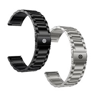 預購-22mm 通用型鈦表帶 鈦金屬錶帶 + 鈦金屬錶扣 黑色 or 銀