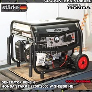 Terbaikk Honda Genset Generator Bensin 2200 2000 Watt Electric Starter