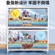 布卡星魔方笼80基Bucatstate 80cm Metal Cube Hamster Cage HamsterTransparent Small Animal