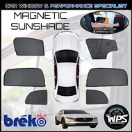 (Buatan Malaysia) Mazda CX30 CX-30 2022-2024 (6 Pcs) Breko Sun Shade Car Magnetic Sunshade [Front / 
