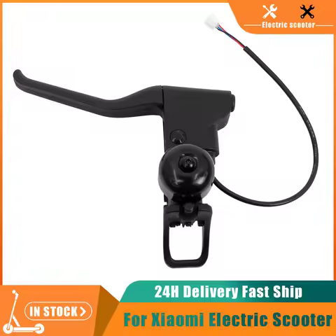 Brake Lever with Bell for Xiaomi Electric Scooter 4 Pro MI4 for Ninebot E2/E2plus/E2Pro F20/F30plus/
