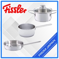 Fissler Snacky Series Cookware Set - Stainless Steel, Gas/IH Compatible, 3-Piece (Includes 14cm Pot,