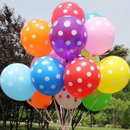 (1pcs) 1 Color Polka Dot Latex Balloons Birthday Balloon/s Rubber Balloon/s Birthday Polka Dot Ballo