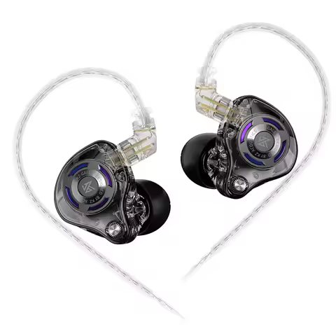 KZ Gale Earphone HIFI Bass Earbud Gaming and Music Listening Headset Dynamic Driver Detachable Desig