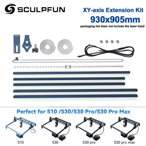 SCULPFUN XY Axis Extender Expansion kit for S10/S30/S30/Pro/S30 Pro Max Laser Engraving Machine part