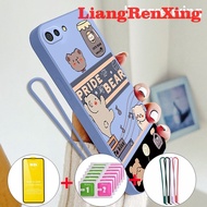 [Kaca tempered percuma] casing Oppo A1k Oppo A3s Oppo a12e telefon kes softcase cecair silikon pelin