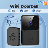 Wifi Doorbell with Video, Wireless, Night Vision Video, 2 way communicate