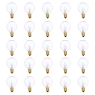 G40 Light Bulbs Replacement G40 Tungsten Bulb Lamp 7W 220-240V Clear Globe Bulb E12 Base Light Bulbs
