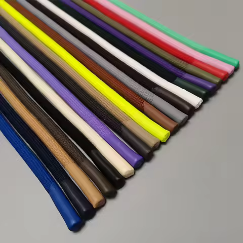 140cm Colored Sports Pants Waistband Drip Glue Head 7mm Thick Solid Round Rope Hoodie Casual Pants w