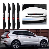 4 PCS/Set Toyota Emblem Car Door Protector Flexible Auto Door Guard Edge Corner Bumper Guards Buffer Molding Protection Strip Bar for Toyota Vios Crown Hilux Passo Altis Camry Innova Rush Yaris Fortuner Corolla Cross Avanza RAV4