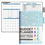 FAVORITEGOODS A5 Cash Budget Planner Book, Cash Flow Management Undated Monthly Finance Organizer, P