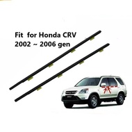 4pcs Honda CRV 2002  2003 2004 2005  2006 gen Car Outside Window Moulding Weatherstrip Seal Belt Wea