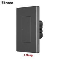E Life Smart Store SONOFF M5 SwitchMan สมาร์ทสวิตช์ผนัง120 US ประเภท1/2/3 Gang ปุ่ม Mechanical กรอบส