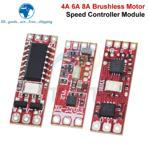 1S-3S DC 3.7V-8.4V 4A 6A 8A Micro Brushless Motor Driver Board Electric Regulator Drive For 1104 110