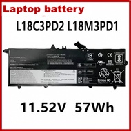 L18C3PD2 L18M3PD1 Laptop Battery 11.52V 57W for Lenovo ThinkPad T490S T495S 5B10W13878 02DL014 L18L3