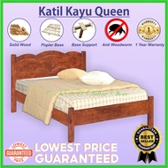 ( KDH Online )  SN 205 B(K) Wooden Queen Bed/Katil Queen Kayu/双人床架/Queen Bed frame/ Katil Queen/ Katil kayu/ Wooden B