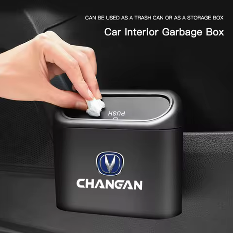 Car Trash Cans Hanging Auto Garbage Bins For Changan CS75 PLUS CS55 PLUS UNI-S Eado Plus CS35 PLUS A