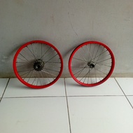 Wheelset bicycle rims Ring 16 1SET (2PC front + rear) removed