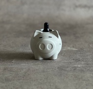 有痣者事竟成/擴香石/豬/精油座/水泥/擺件/蠟燭臺/附贈精油