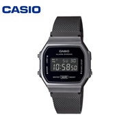 [Marco warranty] Casio 💯(Ori) Casio Vintage A168WEMB-1B / A171WEMB-1A Black Snless Steel Mesh Band Y