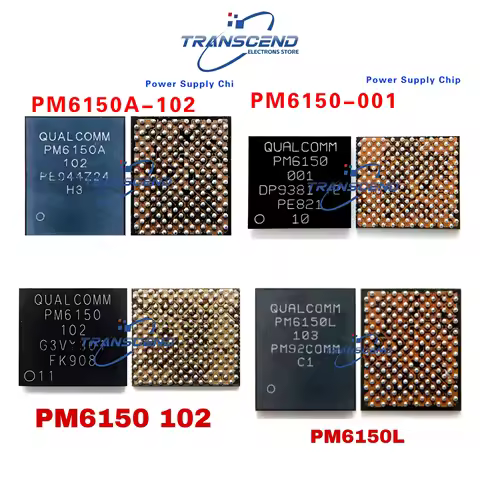 2-10PCS PM6150A PM6150 102 PM6150 002 PM6150C 102 WCD9370 001 audio Power manager IC pmic For redmi 
