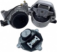 4G0199381NT 8K0399151DB 4G0199381D 3PCS Engine Mount Compatible for Audi A6 C7 S6 A7 1.8 2.0T 2012-2