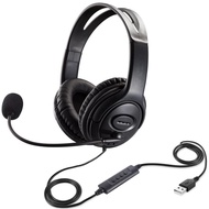 Headset usb Computer Headset Wired Game PS4 Office Student Online Class Customer Service Headset Hea