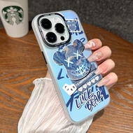 🔥ส่งจากไทย🔥Bearbrick การไล่ระดับสี เคส for iPhone XR body 16pro 15pro 14Pro 13Pro เคสไอโฟน Xr บอดี้ 