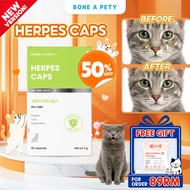 BONEAPETY Korea Herpes Caps Cat L Lysine Herpes Support Sneezing and Nasal Wellness 60 Capsules