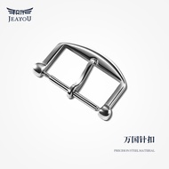 สายนาฬิกาขัดเงาสีเงิน IWC Pilot เข็มขัดหนังสัมผัสหรูหราพร้อมเข็มขัดพับแบบสแตนเลสสำหรับ IWC Watch Ori