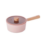 Neoflam - 韓國製 FIKA 粉紅色18cm單柄煲連玻璃蓋 (IH)