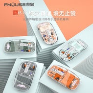 wireless mouse mouse T Tiger Cat M133 Transparent Wireless Bluetooth Three-Mode Mouse Cute Girl Offi