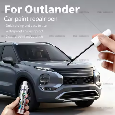 Car Paint Repair Pen For Mitsubishi Outlander Touch Up Scratch Remover DIY Auto Accessories White W1